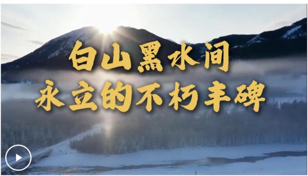 微视频丨白山黑九游娱乐水间永立的不朽丰碑(图1)