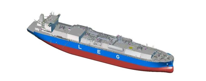 一艘99000立方米超大型乙烷运九游娱乐输船VLEC开工！(图1)