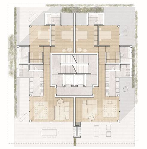 九游娱乐全阳台的四代宅混凝土交付成新样板(图8)