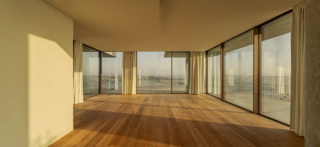 九游娱乐全阳台的四代宅混凝土交付成新样板(图10)